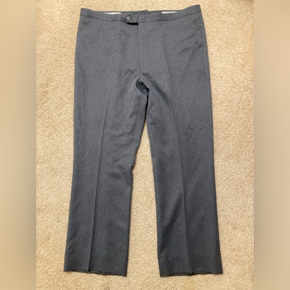 Sansabelt Men’s Vintage Dress Slacks, Business Casual, Office, Gray - Waist 42 - Picture 2 of 11